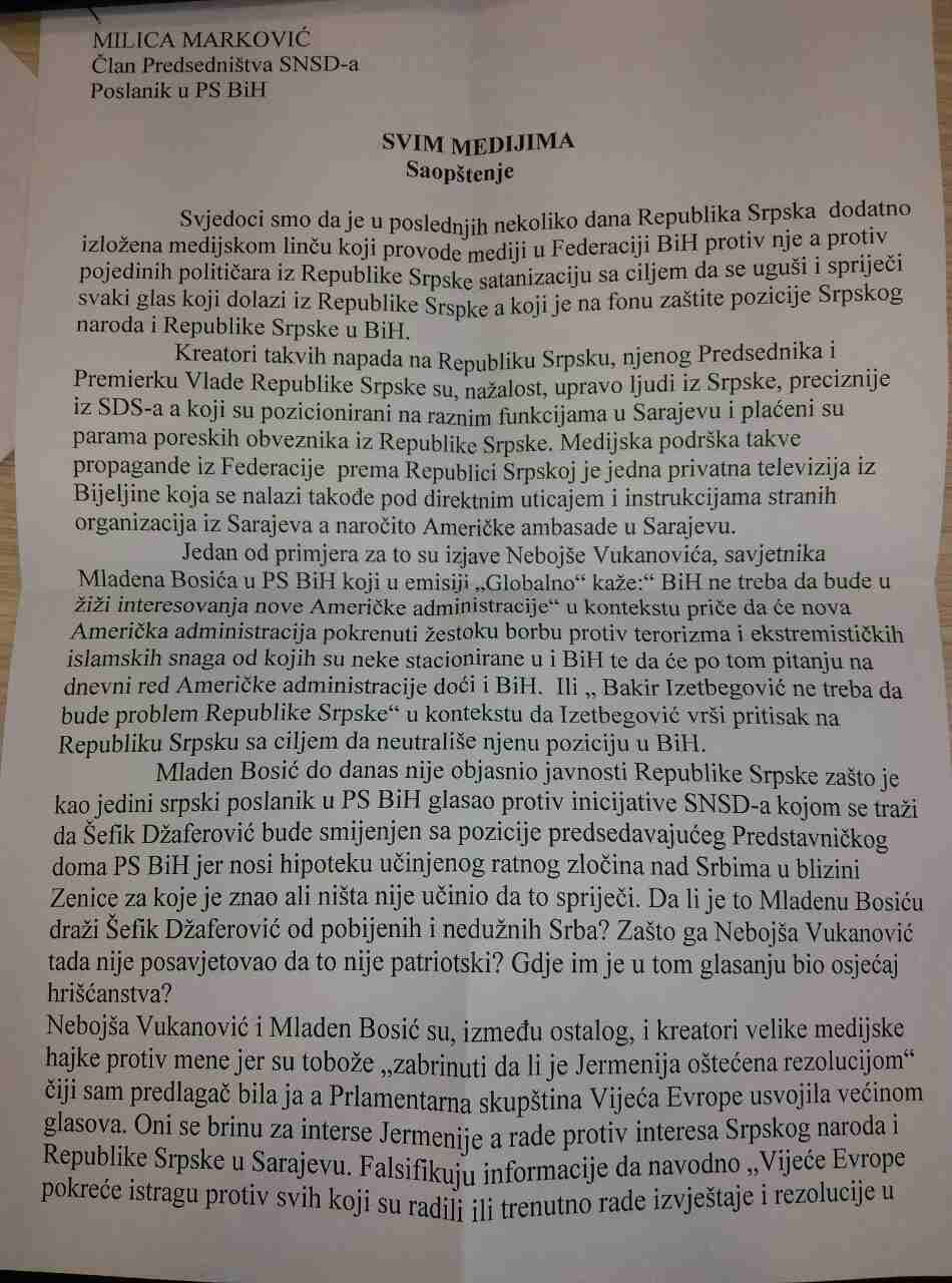Saopstenje Milice Markovic.jpg